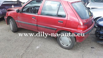 Peugeot 106 vínová na díly České Budějovice / dily-na-auta.eu