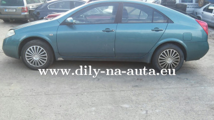 Nissan Primera P12 zelená na díly ČB