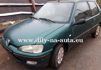 Peugeot 106 zelená metalíza na díly Brno / dily-na-auta.eu