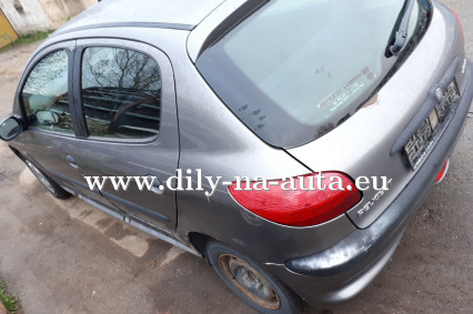 Peugeot 206 šedá metalíza na díly Brno / dily-na-auta.eu