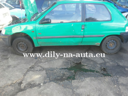 Peugeot 106 světle zelená na díly Plzeň / dily-na-auta.eu