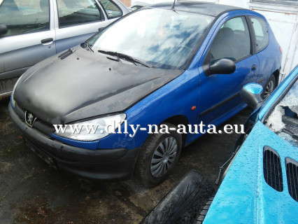 Peugeot 206 modrá na náhradní díly Písek / dily-na-auta.eu