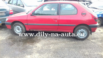 Peugeot 306 červená na náhradní díly Písek / dily-na-auta.eu