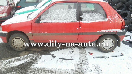 Peugeot 106 červená na náhradní díly Písek / dily-na-auta.eu