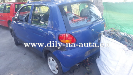 Daewoo Matiz 98 1,0i modrá na díly Plzeň / dily-na-auta.eu