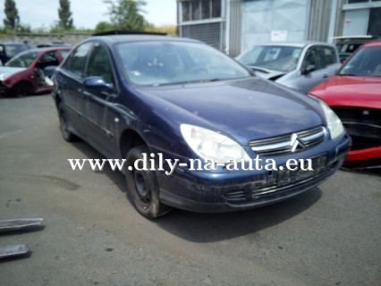 Citroen C5 modrá - díly z tohoto vozu / dily-na-auta.eu