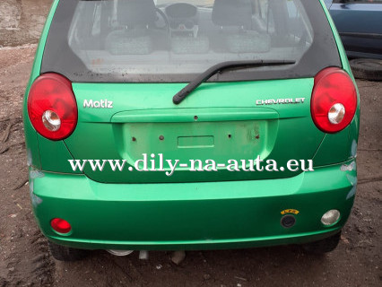 Chevrolet Matiz zelená na náhradní díly Pardubice / dily-na-auta.eu