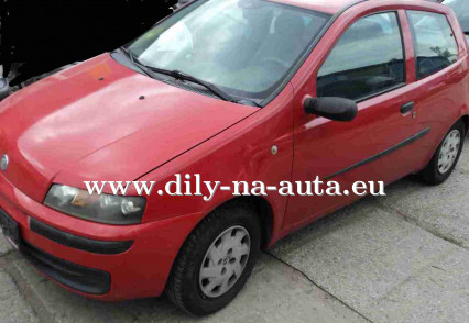 Fiat Punto červená na náhradní díly Praha / dily-na-auta.eu