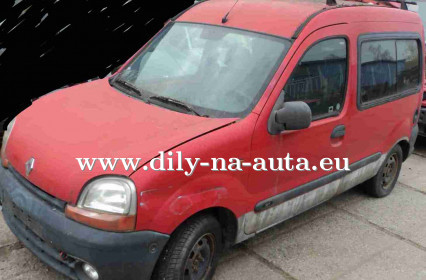 Renault Kangoo červená na náhradní díly Praha