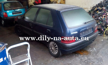 Citroen saxo modrá na díly České Budějovice / dily-na-auta.eu