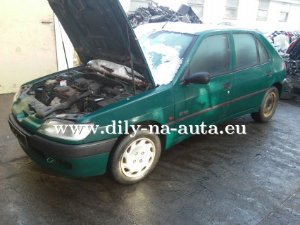 Peugeot 306 5dv zelená na náhradní díly / dily-na-auta.eu