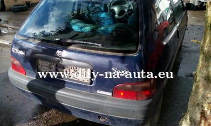 Citroen saxo modrá na díly České Budějovice / dily-na-auta.eu